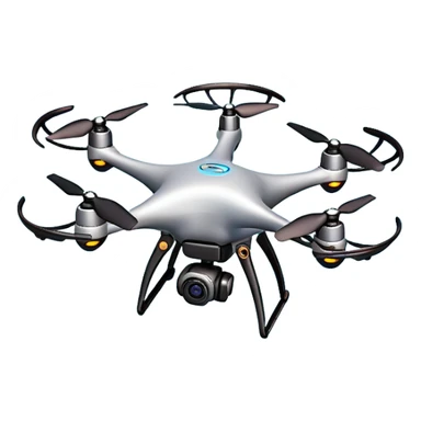 Cute drone swarm sticker
