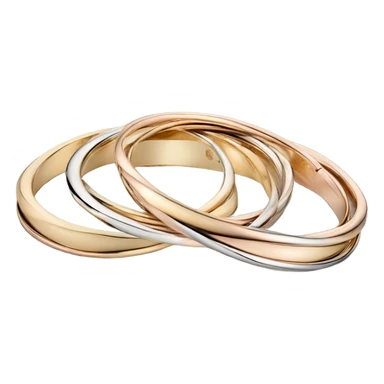 cartier trinity collar  sticker