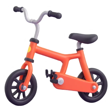 infant bike, extra small, four wheels sticker