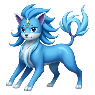Luxio-Suicune-Amaura-fusion sticker