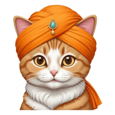 Sikh cat sticker
