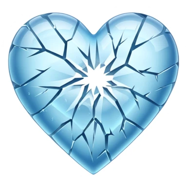 Corazón congelado sticker