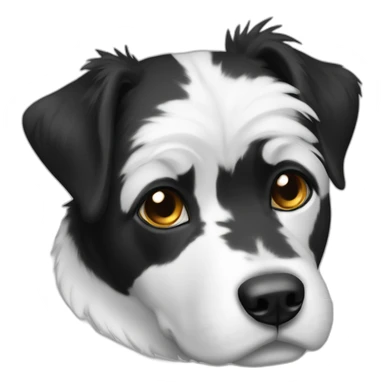 Border colie black and white sticker