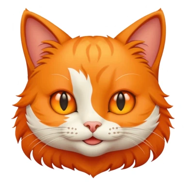 Cat smirking sticker