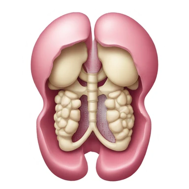 thyroid gland organ of the human body sticker