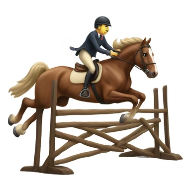 Horse showjumping  sticker