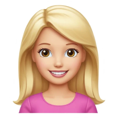 Barbie Emoji sticker