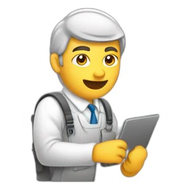 Programmer in a hurry fixing a lot of bugs sticker