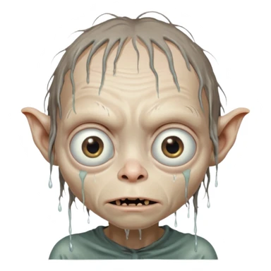 gollum from lord of the rings sticker