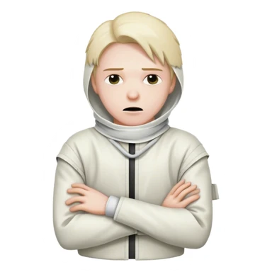 mentally ill in a straitjacket sticker