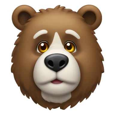 Orsacchiotto con tuta da orsacchiotto sticker