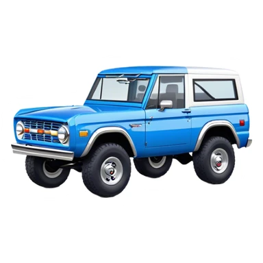 Ford Bronco - Ford (Model Year: 2021) (Iconic colour: Blue) sticker