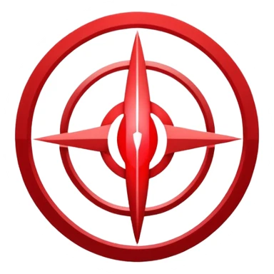 Eye-catching logo for MedSignal, red pulse cutting through geometric forms forming the letters ‘AI’, glowing red highlights with smooth, modern lines, clean white background, powerful and memorable for a tech-forward healthcare brand sticker