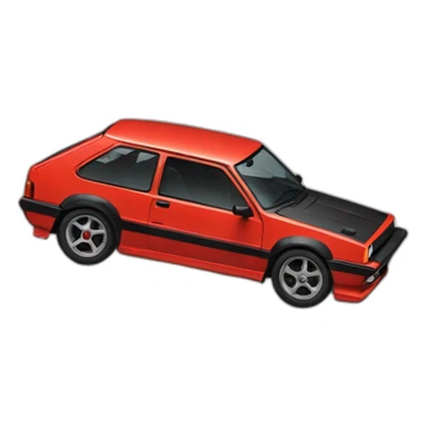 205 gti griffe sticker