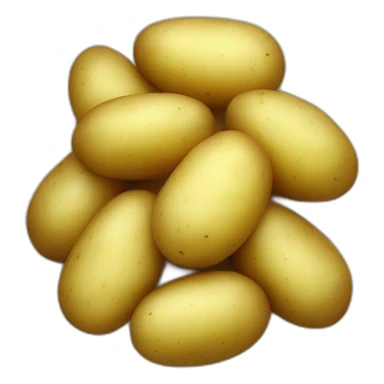 Plate of potatoes sticker