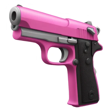 Pink pistol sticker
