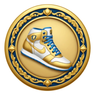 circular achievement style badge for Renaissance Sneakerhead sticker