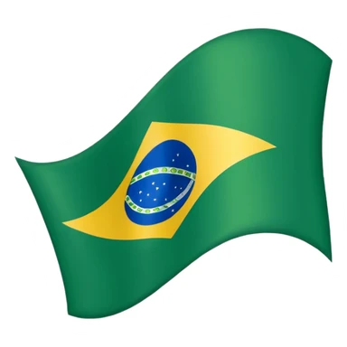 brazil flag sticker
