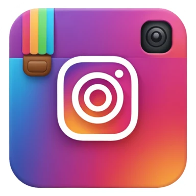 Logo instagram actuel  sticker