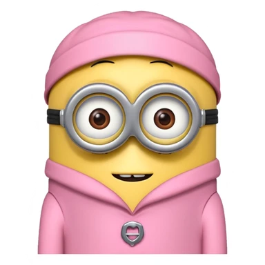 Minions rosa sticker