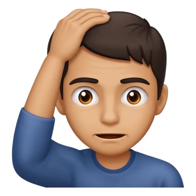 These eyes 👀, with the mouth of this emoji 😬, with a hand scratching the back of the head sticker