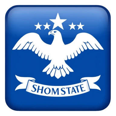 can you make me a emoji for my discord server that say ShoMeState Rp sticker