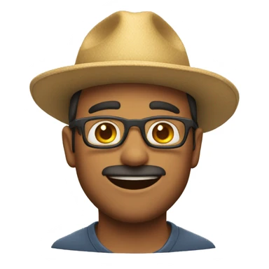 Señor feliz con gorra de netflix  sticker