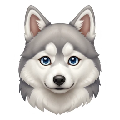 Huskcat Siberian husky sticker