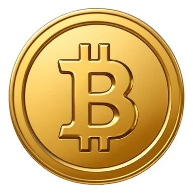 Bitcoin coin emoji smaller to fit WhatsApp  sticker