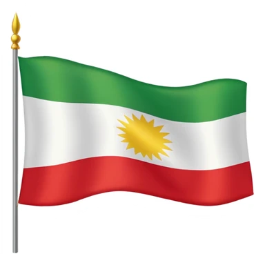 Kurdistan flag sticker