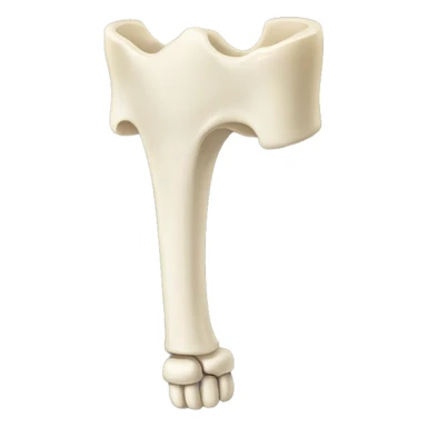 titanium shin bone sticker