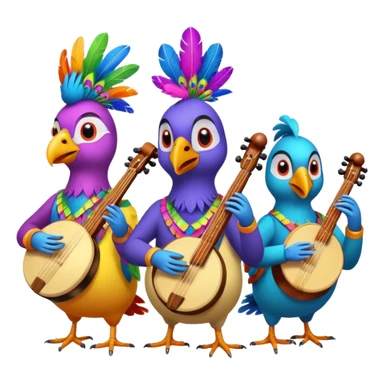 bird as Musicians sticker