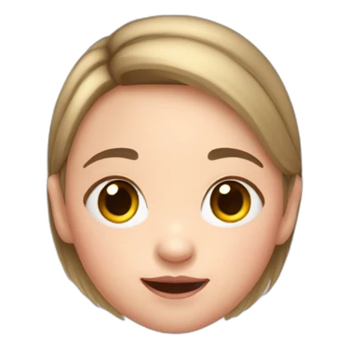 down syndrome girl sticker