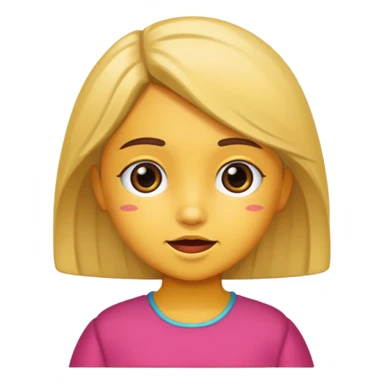 Niña orando sticker