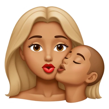 Persona mandando un beso  sticker