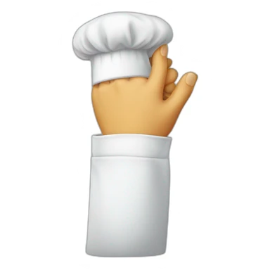 Chef's kiss hand sticker