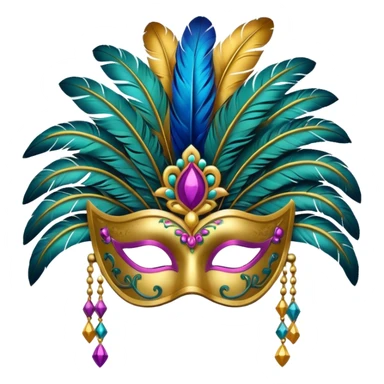 MASCARA DE CARNAVAL DE MULHER sticker