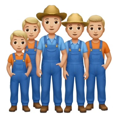 White farmers sticker