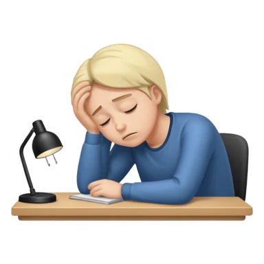 fell asleep at work sticker