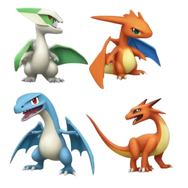  Latios-Silvally-Flygon-Charizard-Fakémon  sticker