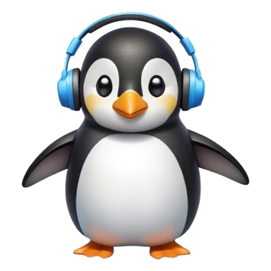 Penguin playing Fortnite, but wants to go swimming sticker