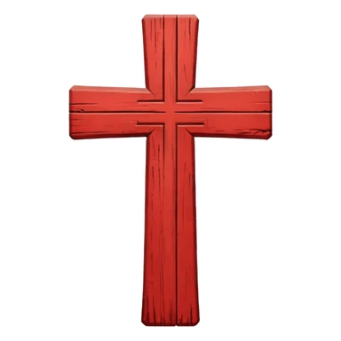 cancel Cross  red color sticker