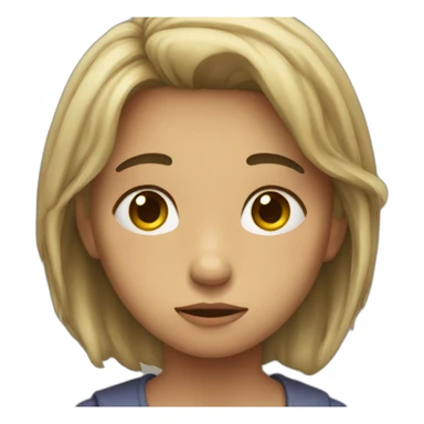 Triste lloroso sticker