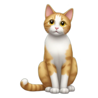 a cat sitting on a windowsill sticker