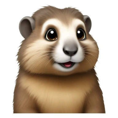 Cute marmotte  sticker