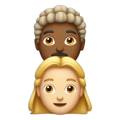 three wise men, one is blonde, one is African American, one is red haired  sticker