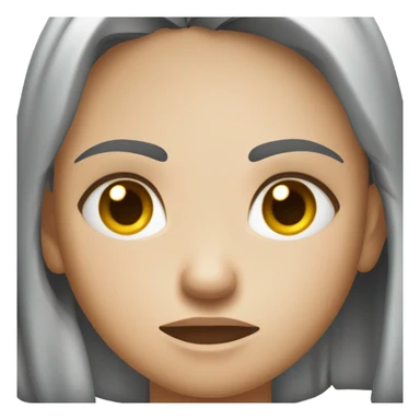 Annoyed girl  sticker