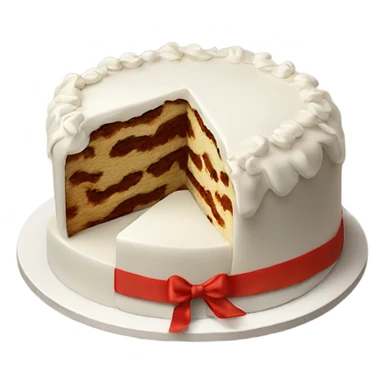 czech traditional christmas cake sticker