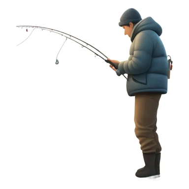 Steelhead fishing wintertime sticker