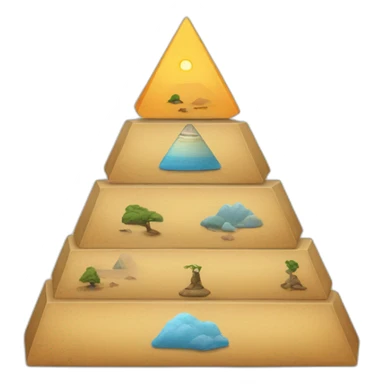 maslow pyramid sticker